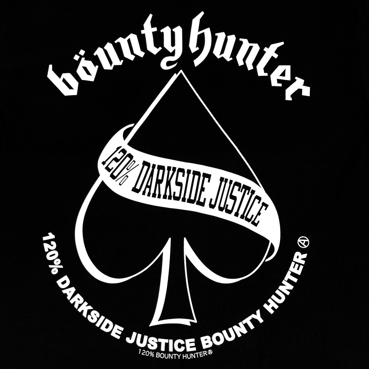 BxH SPADE Tee【BLACK/WHITE】 – BOUNTY HUNTER TOKYO