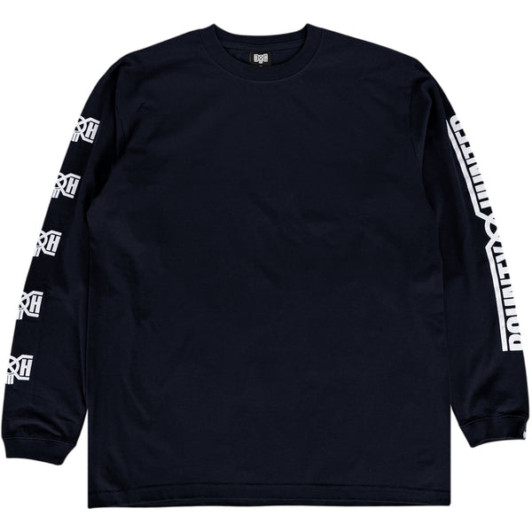 BxH LOGO L/S Tee 【NAVY/WHITE】 – BOUNTY HUNTER TOKYO