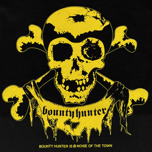 BxH D-BEAT SKULL Tee 【BLACK/YELLOW】 – BOUNTY HUNTER TOKYO
