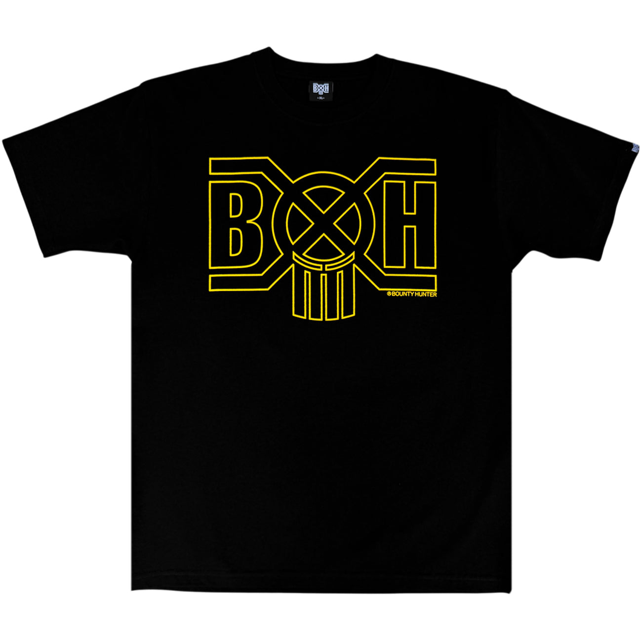 BxH LINE LOGO Tee【BLACK/YELLOW】 – BOUNTY HUNTER TOKYO