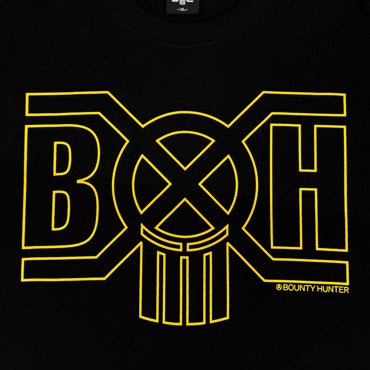 BxH LINE LOGO Tee【BLACK/YELLOW】 – BOUNTY HUNTER TOKYO