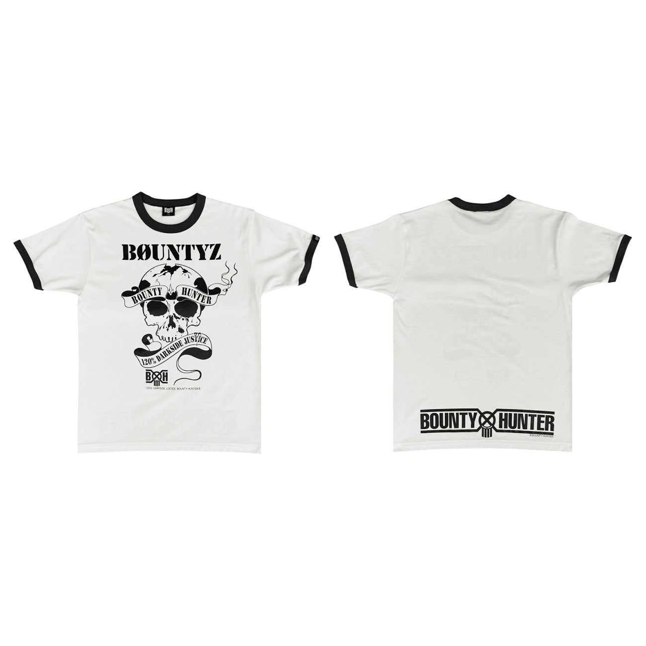 BxH BOUNTYZ Ringer Tee【NATURAL WHITE/BLACK】 – BOUNTY HUNTER TOKYO